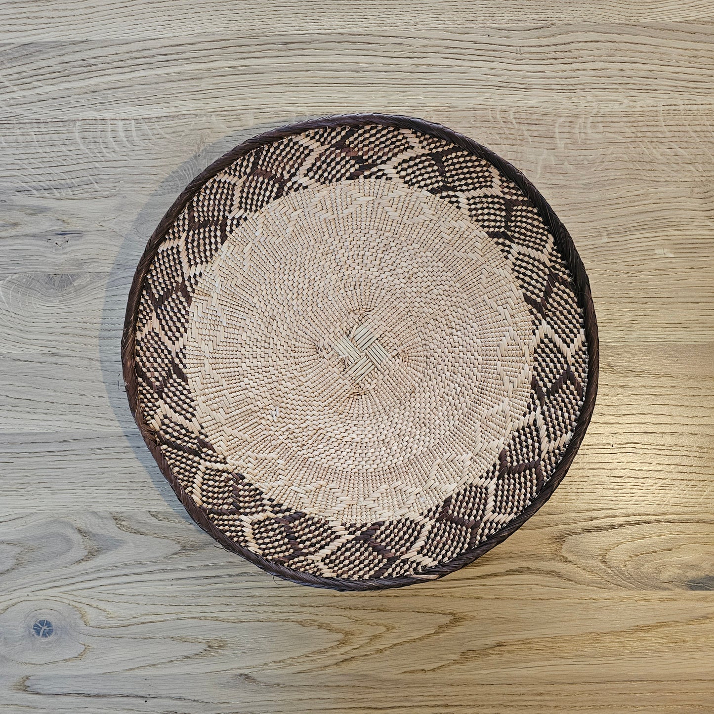 Set of 2 Handmade African Wall Baskets | Zimbabwe Baskets | Boho Wall Decor | 2A