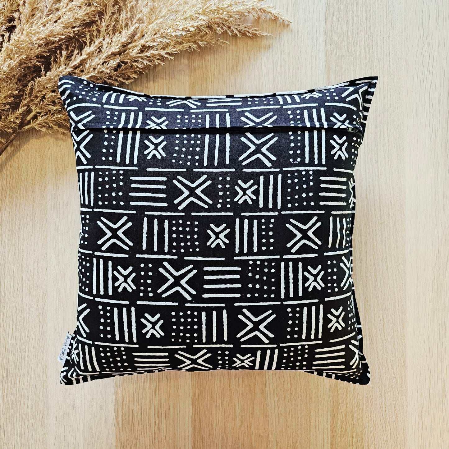 Set of 2 | 4 Cushion Covers |40x40cm | 100% Cotton Wax Ankara Fabric