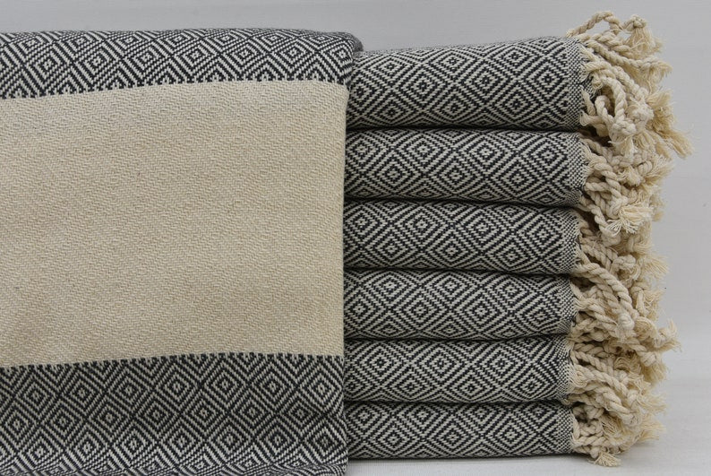Handwoven Peshmetal Towel 70x40" | Sofa Blanket | Yoga Towel | Wedding Blankets | Baby Blanket | Beach Towel | Scarf made from 100% Turkish Cotton