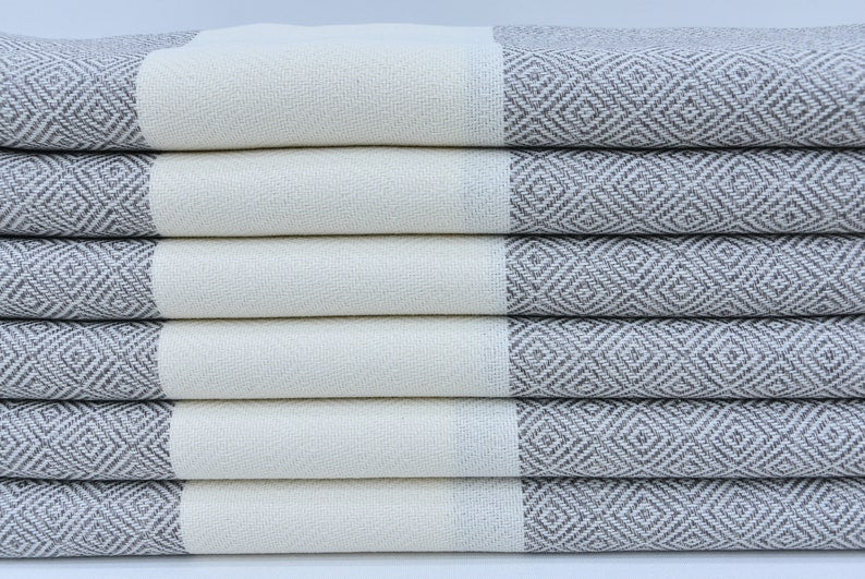 Hammam Towel | Beach Towel | Yoga Towel | 100x80cm made from 100% Turkish Cotton