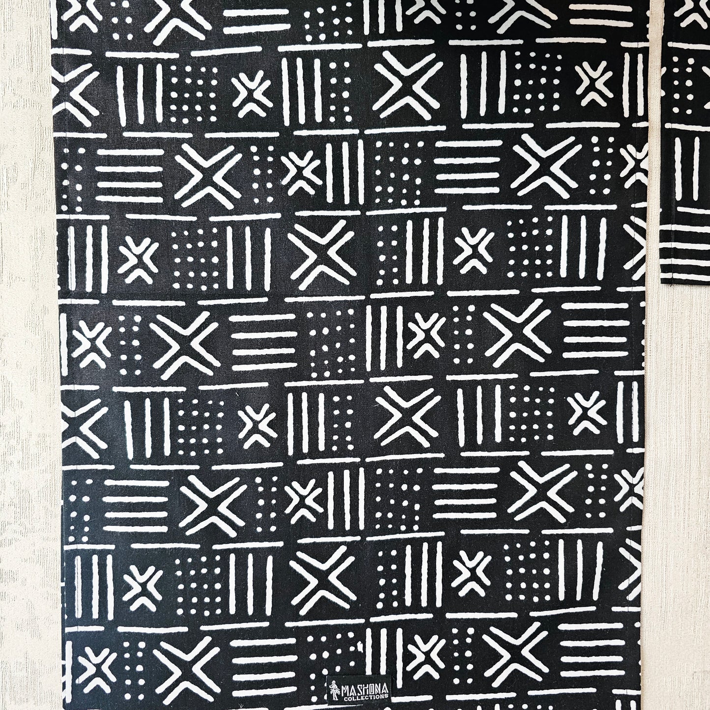 Table Runner and Set of 4 Placemats | 100% Cotton African Print Fabric